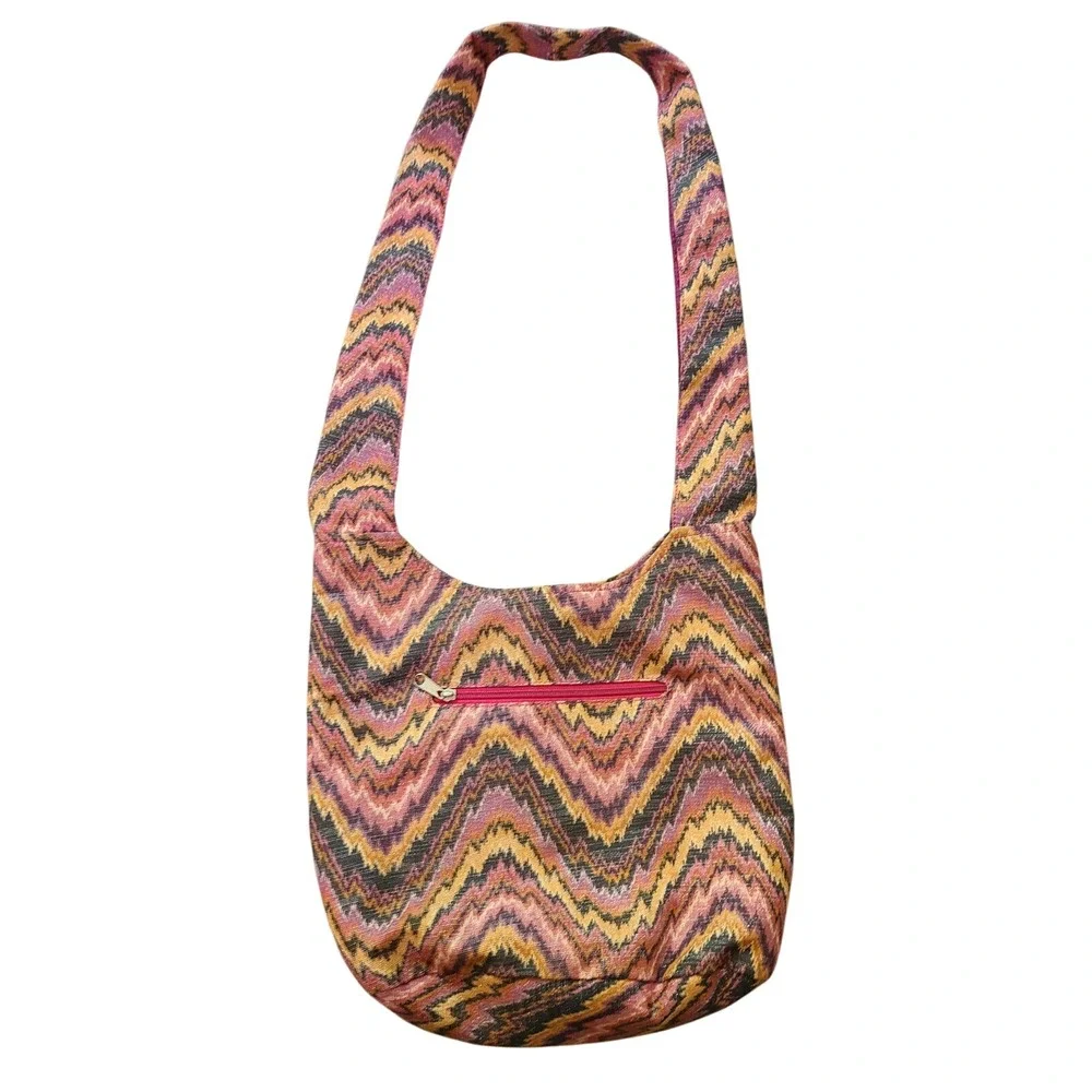 Treska‎ Hobo Bag Pink/orange/purple Glittery